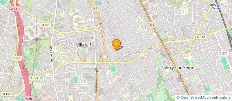 localisation de l'entreprise ANGUY & FILS à VILLEJUIF