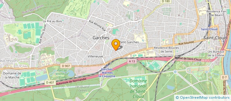 localisation de l'entreprise ANGY à GARCHES