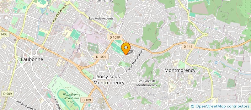 localisation de l'entreprise ANGY DEPANNAGES à SOISY SS MONTMORENCY