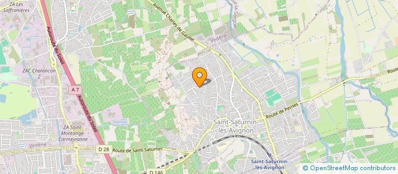 localisation de l'entreprise ANGYO IMMOBILIER  SAINT-SATURNIN-LES-AVIGNON