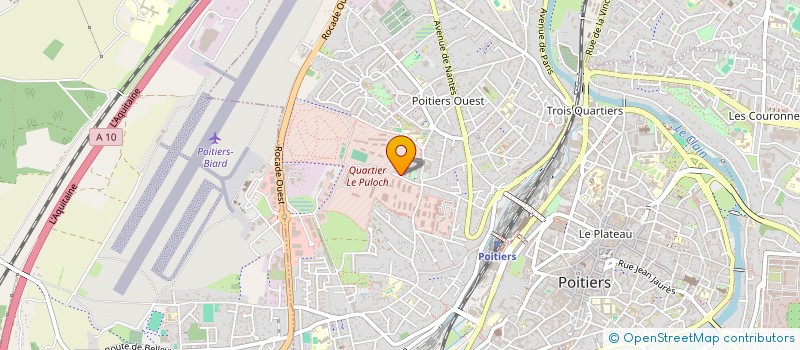 localisation de l'entreprise ANH  POITIERS