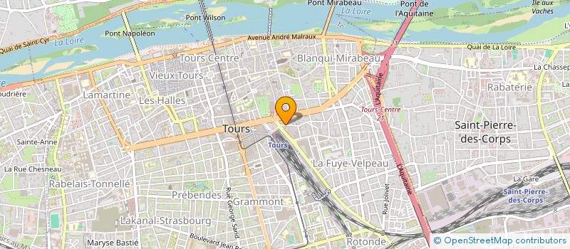 localisation de l'entreprise ANH VI  TOURS