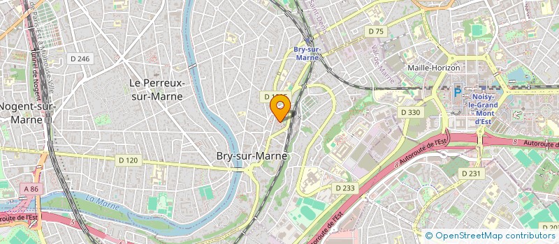 localisation de l'entreprise ANHER à BRY-SUR-MARNE