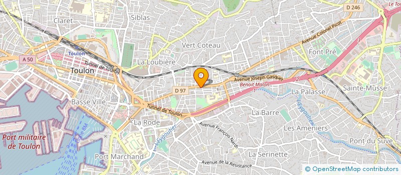 localisation de l'entreprise ANHHUY à TOULON