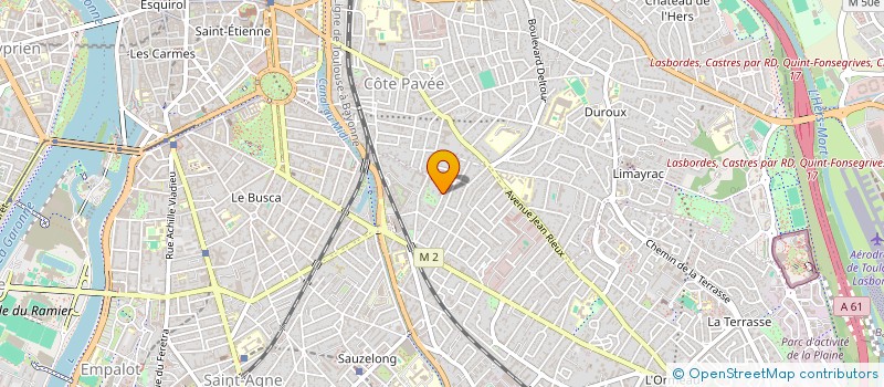 localisation de l'entreprise ANHOD EXPERTISES  TOULOUSE