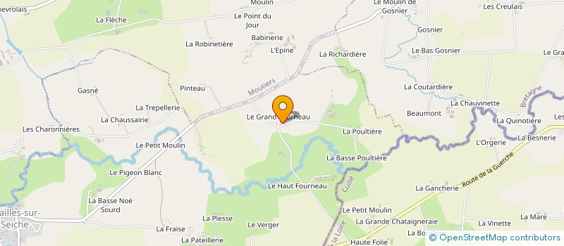 localisation de l'entreprise ANHOFE  AVAILLES-SUR-SEICHE