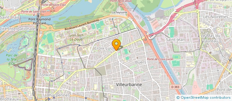 localisation de l'entreprise ANHOLD  VILLEURBANNE