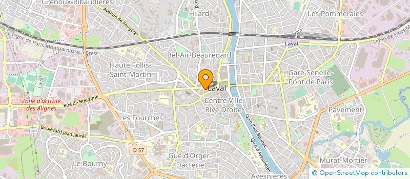 localisation de l'entreprise ANHOUMANE SARL à LAVAL