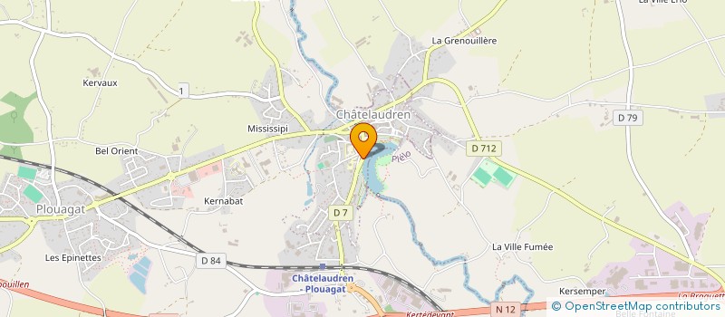 localisation de l'entreprise ANHULG  CHATELAUDREN-PLOUAGAT