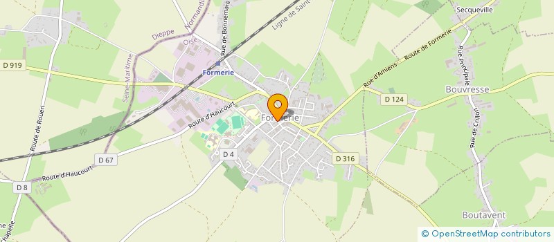 localisation de l'entreprise ANI  FORMERIE