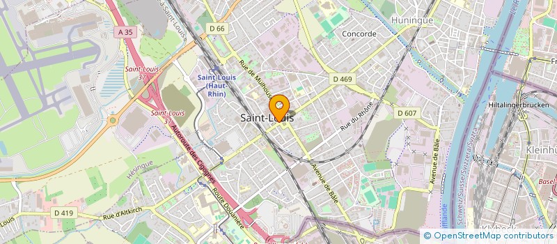 localisation de l'entreprise ANI-MAT  SAINT-LOUIS