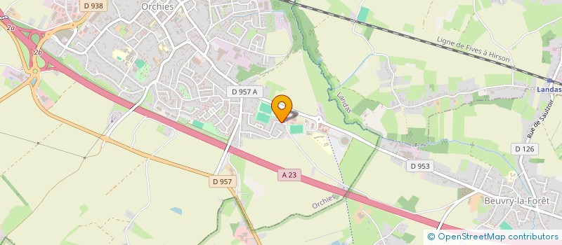 localisation de l'entreprise ANI'MAUX SERVICES  ORCHIES