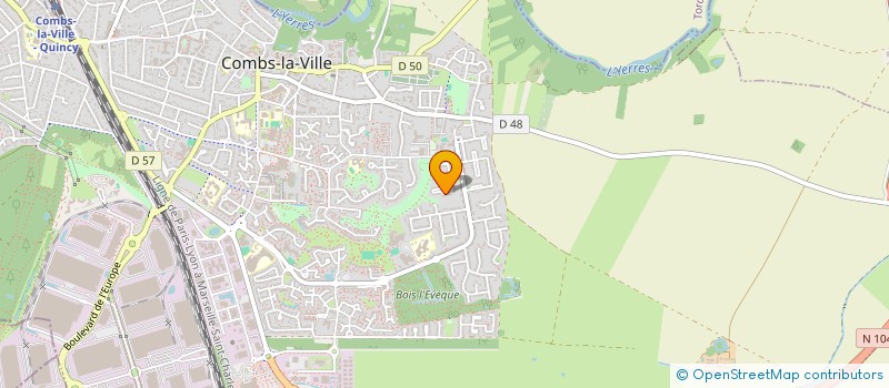 localisation de l'entreprise ANI'MAUX'TION ASSOCIATION D'INTERVENTION EN MEDIATION ANIMALE ET EN EQUITHERAPIE  COMBS-LA-VILLE