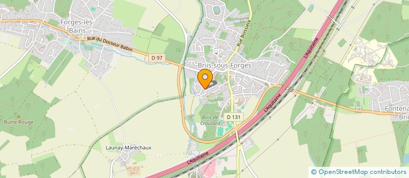 localisation de l'entreprise ANI'MED à BRIIS-SOUS-FORGES