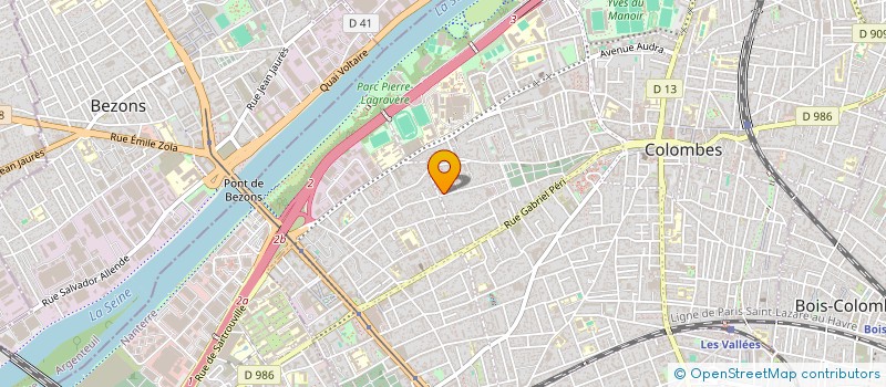 localisation de l'entreprise ANI2011 à COLOMBES