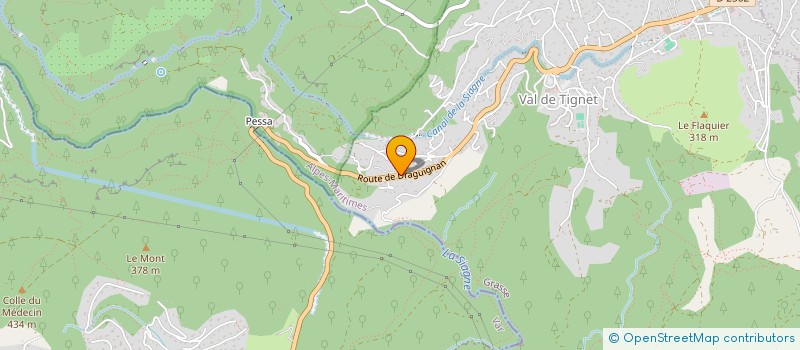 localisation de l'entreprise ANIA MINCEUR à LE TIGNET