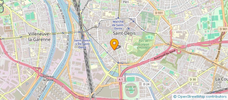 localisation de l'entreprise ANIA TRANSPORT à SAINT-DENIS