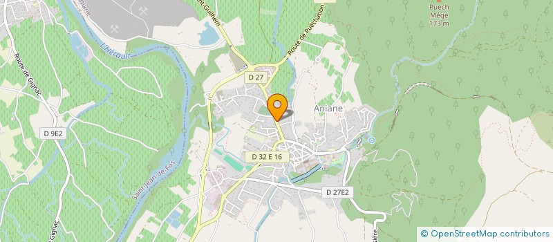 localisation de l'entreprise ANIANE DIS à ANIANE