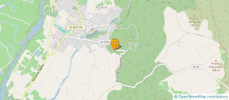 localisation de l'entreprise ANIANE EN TRANSITION  ANIANE