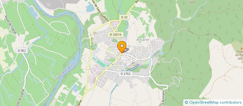 localisation de l'entreprise ANIANE TENNIS DE TABLE  ANIANE