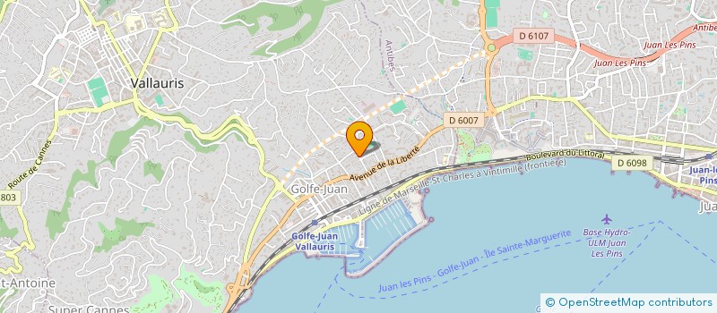 localisation de l'entreprise ANIBAL à VALLAURIS