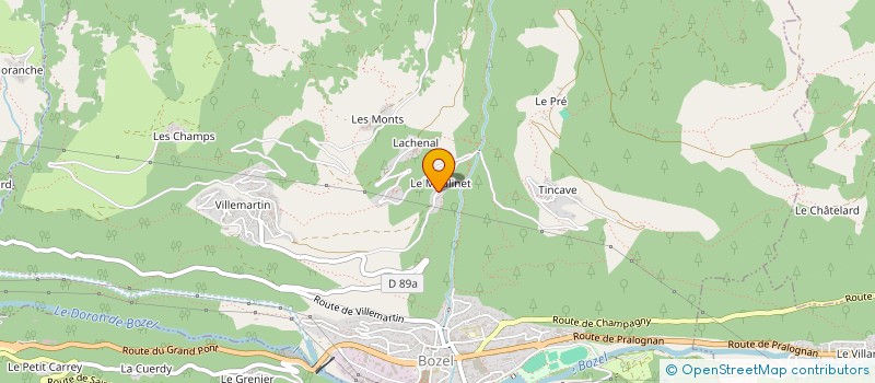 localisation de l'entreprise ANIBAL IMMOBILIER  BOZEL