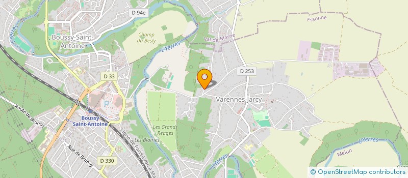 localisation de l'entreprise ANIBAL S  VARENNES-JARCY