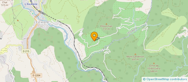 localisation de l'entreprise ANIBARA  L'ESCARENE