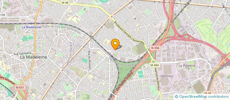 localisation de l'entreprise ANICA à MARCQ-EN-BARŒUL