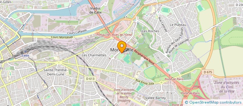 localisation de l'entreprise ANICA  MONDEVILLE