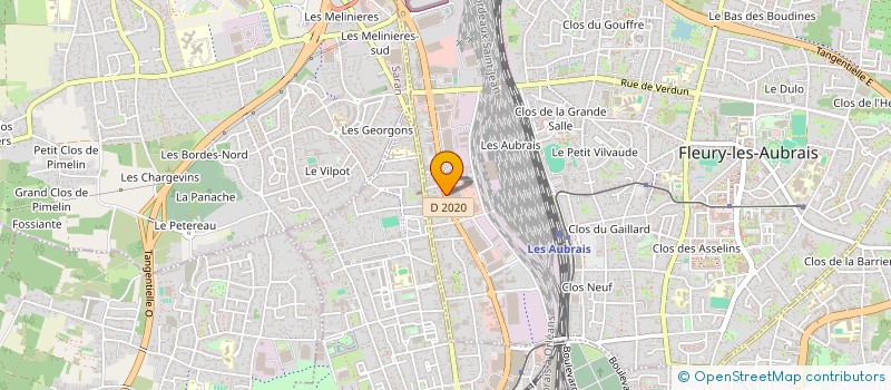 localisation de l'entreprise ANICET à FLEURY-LES-AUBRAIS