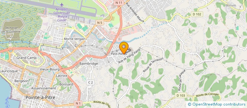 localisation de l'entreprise ANICET & CO  LES ABYMES