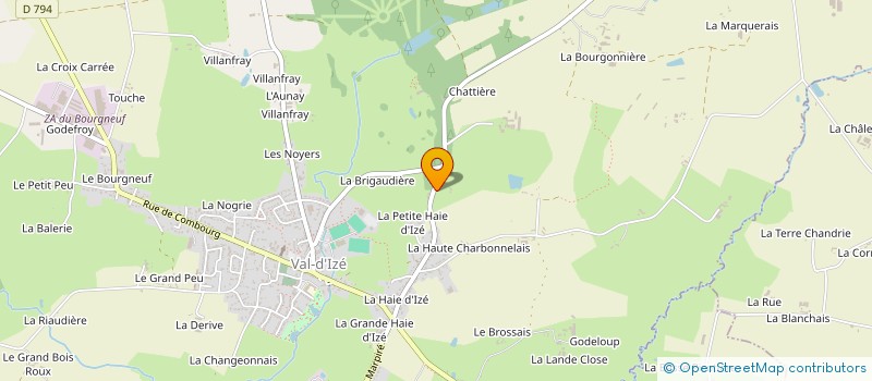 localisation de l'entreprise ANICET ROUZIERE  LIVRE-SUR-CHANGEON