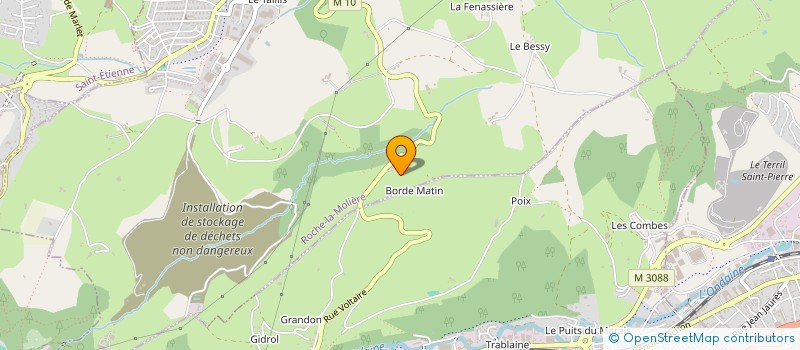 localisation de l'entreprise ANICETO AGENCEMENT  ROCHE-LA-MOLIERE