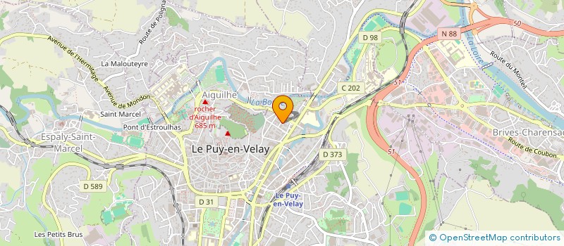 localisation de l'entreprise ANICIUM IMMO  LE PUY-EN-VELAY