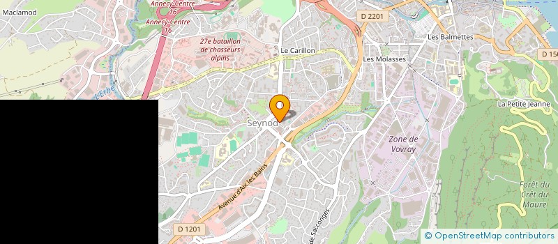 localisation de l'entreprise ANICK'F à ANNECY