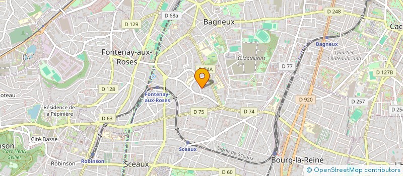 localisation de l'entreprise ANICLAU à FONTENAY-AUX-ROSES