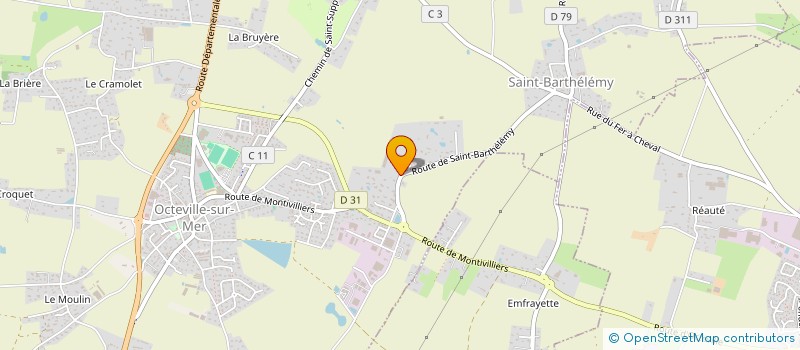 localisation de l'entreprise ANICO  OCTEVILLE-SUR-MER