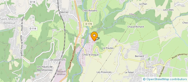 localisation de l'entreprise ANICODEMO.INC  VILLAZ