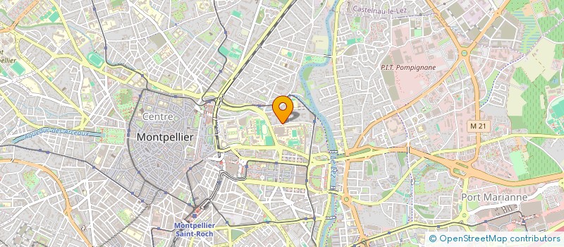 localisation de l'entreprise ANIDAM IT à MONTPELLIER