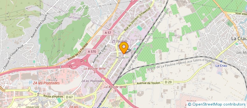 localisation de l'entreprise ANIEL  LA GARDE