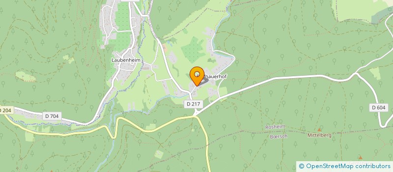 localisation de l'entreprise ANIEL  ROSHEIM