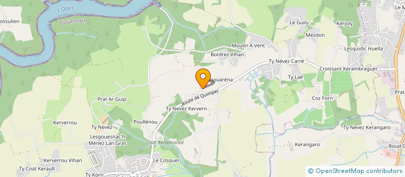 localisation de l'entreprise ANIK & BENOIT  GOUESNACH