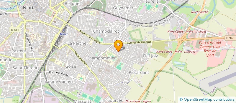 localisation de l'entreprise ANIL à NIORT