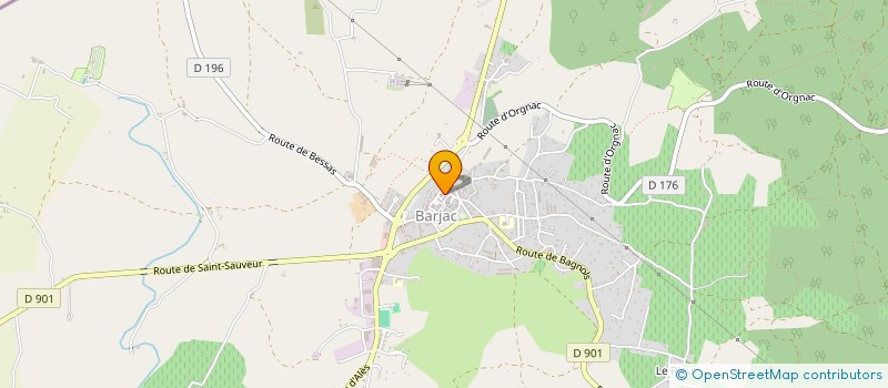 localisation de l'entreprise ANILA  BARJAC