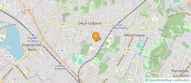 localisation de l'entreprise ANILAJ CONSULTING à DEUIL-LA-BARRE