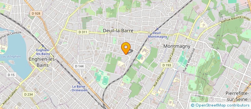 localisation de l'entreprise ANILAJ CONSULTING à DEUIL-LA-BARRE