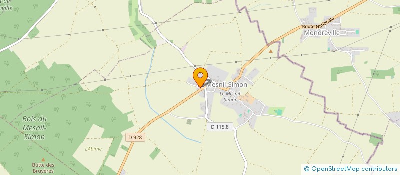 localisation de l'entreprise ANILEM à LE MESNIL-SIMON