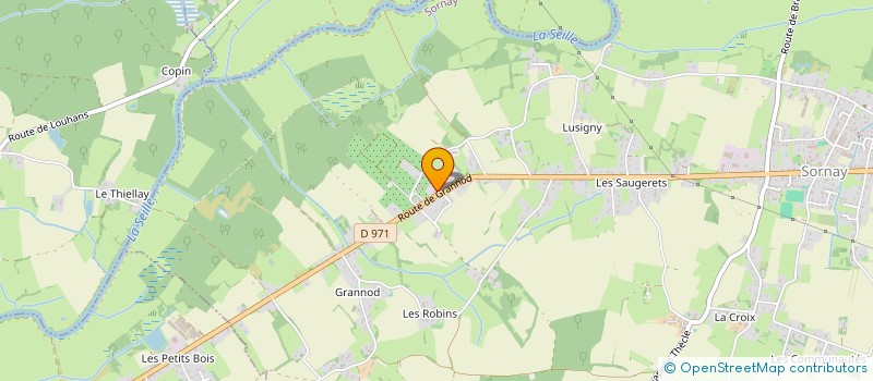 localisation de l'entreprise ANILOVE ALIMENTATION  SORNAY