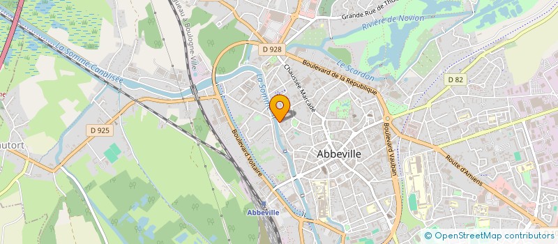 localisation de l'entreprise ANILOX FLEXO PROCESS à ABBEVILLE
